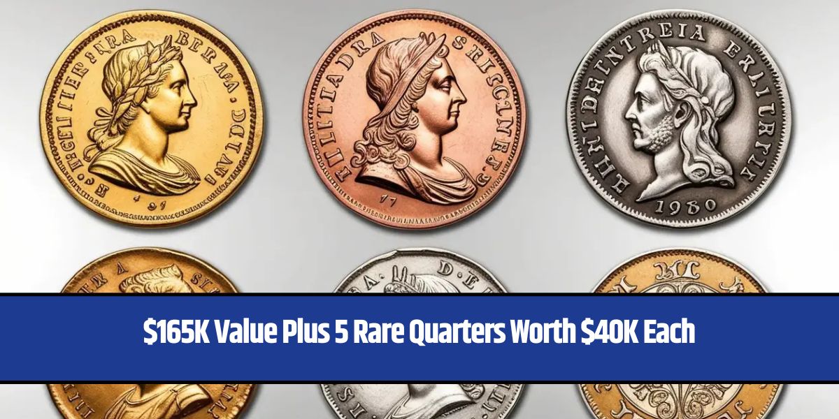 $165K Value Plus 5 Rare Quarters Worth $40K Each