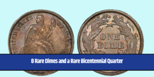 8 Rare Dimes and a Rare Bicentennial Quarter8 Rare Dimes and a Rare Bicentennial Quarter