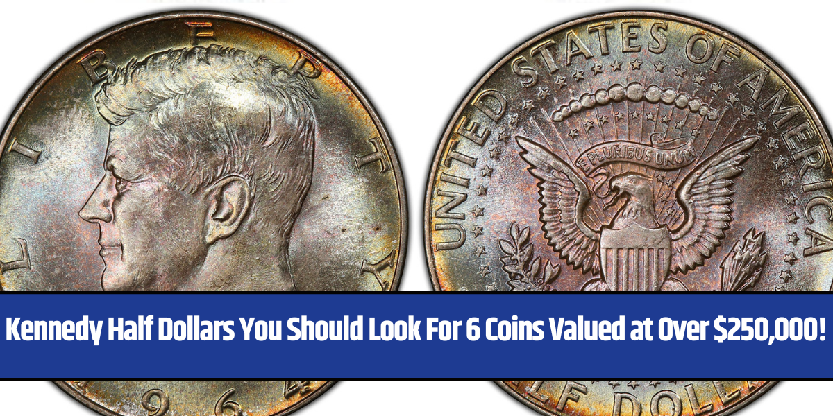 Kennedy Half Dollars You Should Look For 6 Coins Valued at Over $250,000!