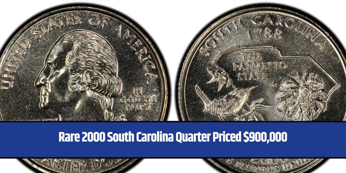 Rare 2000 South Carolina Quarter Priced $900,000