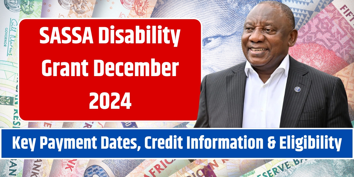 SASSA Disability Grant December 2024